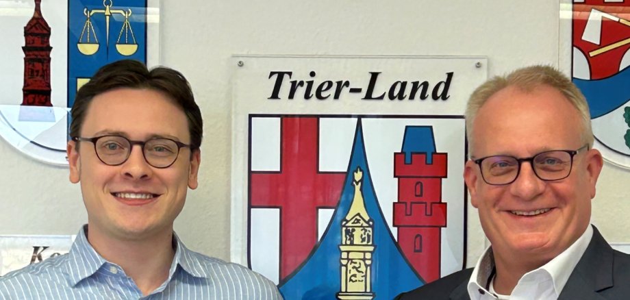 Christian Weiß (links) ist Ehrenamtsbeauftragter der Verbandsgemeinde Trier-Land